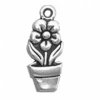 3D Potted Plant With Flower Charm