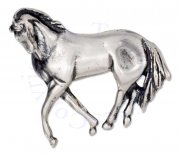 Prancing Horse Pin Brooch