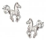 Prancing Horse Post Earrings