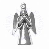 3D Praying Angel With Hands Together Charm