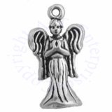3D Praying Hands Angel With Slightly Belled Skirt Charm