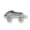 3D Red Rider Flyer Wagon Charm