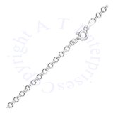 2mm Rolo Belcher Chain Anklet Necklace Bracelet 040