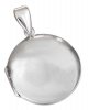 Puffy Round Two Picture Locket Pendant