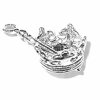 Antiqued Royal Crown And Scepter Set 3D Charm
