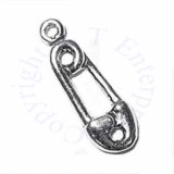 Baby Diaper Safety Pin 3D Charm