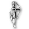 3D Sagittarious Archer Holding Bow And Arrow Charm