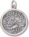 Scorpio Scorpion Passionate Zodiac Horoscope Symbol Charm