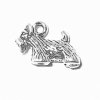 3D Small Scottish Terrier With Tail Up Dog Breed Charm