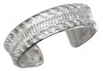 Sterling Silver Men's Coin Edge Adjustable Toe Ring