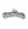 Shopaholic Word Message Charm