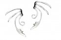 Left And Right Small Leaf Ear Cuff Wrap Set