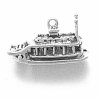 3D Steamboat Paddleboat Showboat Riverboat Charm