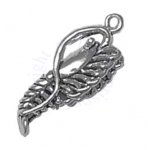 Sterling Silver 3D Shrimp Charm