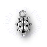 3D Small Six Dotted Ladybug Insect Charm