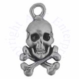 Mini Skull And Crossbones Jolly Roger Charm