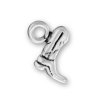 3D Small Cowboy Or Cowgirl Western Boots Charm