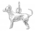 3D Small CHIHUAHUA Dog Breed Charm