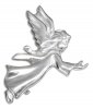 Guardian Angel Outstretched Hand Brooch Pin