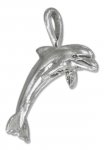 3D Small Dolphin Pendant
