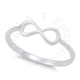 Small Infinity Symbol Design Love Knot Ring