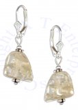 Polished Citrine Stones Beading Earrings