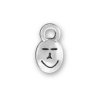 Small Man Smiley Face Charm