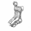 3D Pair Of Tall Ribbed Socks Charm