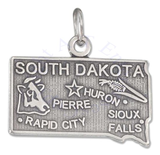 SOUTH DAKOTA State Charm - Click Image to Close