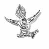 3D Perched Sparrow Bird On Branch Charm