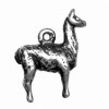 Sterling Silver 3D Standing Llama Charm