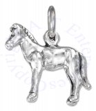 Standing Pony Colt Horse Charm