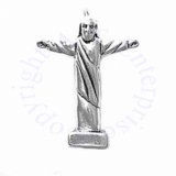 3D Statue Of Christ In The Cross Position Charm