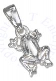 3D Small Frog Sparkling Crystal Eyes Pendant