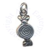 Swirly Wrapped Candy 3D Charm