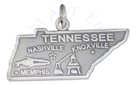 TENNESSEE State Charm - Click Image to Close