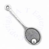 3D Tennis Racket With Ball Charm