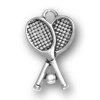 Two Tennis Rackets With Tennis Ball Charm