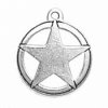 Star Of Texas In Circle Charm
