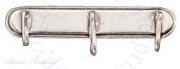 Three Hook Charm Holder Brooch Pin