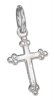 Small Dotted Ends Cross Charm