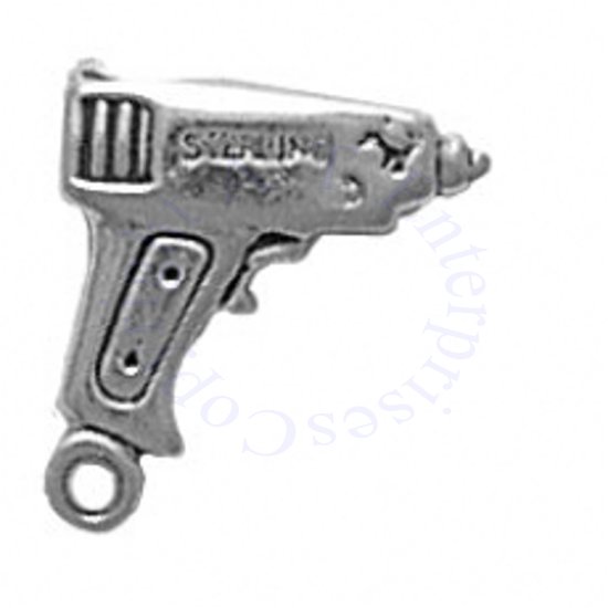 Side Facing Tool Drill 3D Charm - Click Image to Close