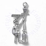 New Orleans Well Dressed Tourist By Lamppost 3D Charm