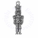 3D Wooden Military Toy Soldier Charm