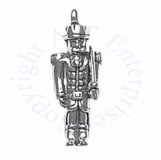 3D Toy Soldier Or Nutcracker Holding Sword Charm