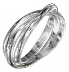 Unisex 3 Band Rolling Ring Or Russian Wedding Ring