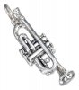 3D Trumpet Musical Instrument Charm