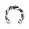 Twisted Plain And Rope Wire Band Outer Ear Cuff