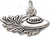 Unidentified Flying Object Saucer UFO Charm