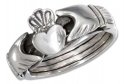Unisex 4 Piece Claddagh Puzzle Ring